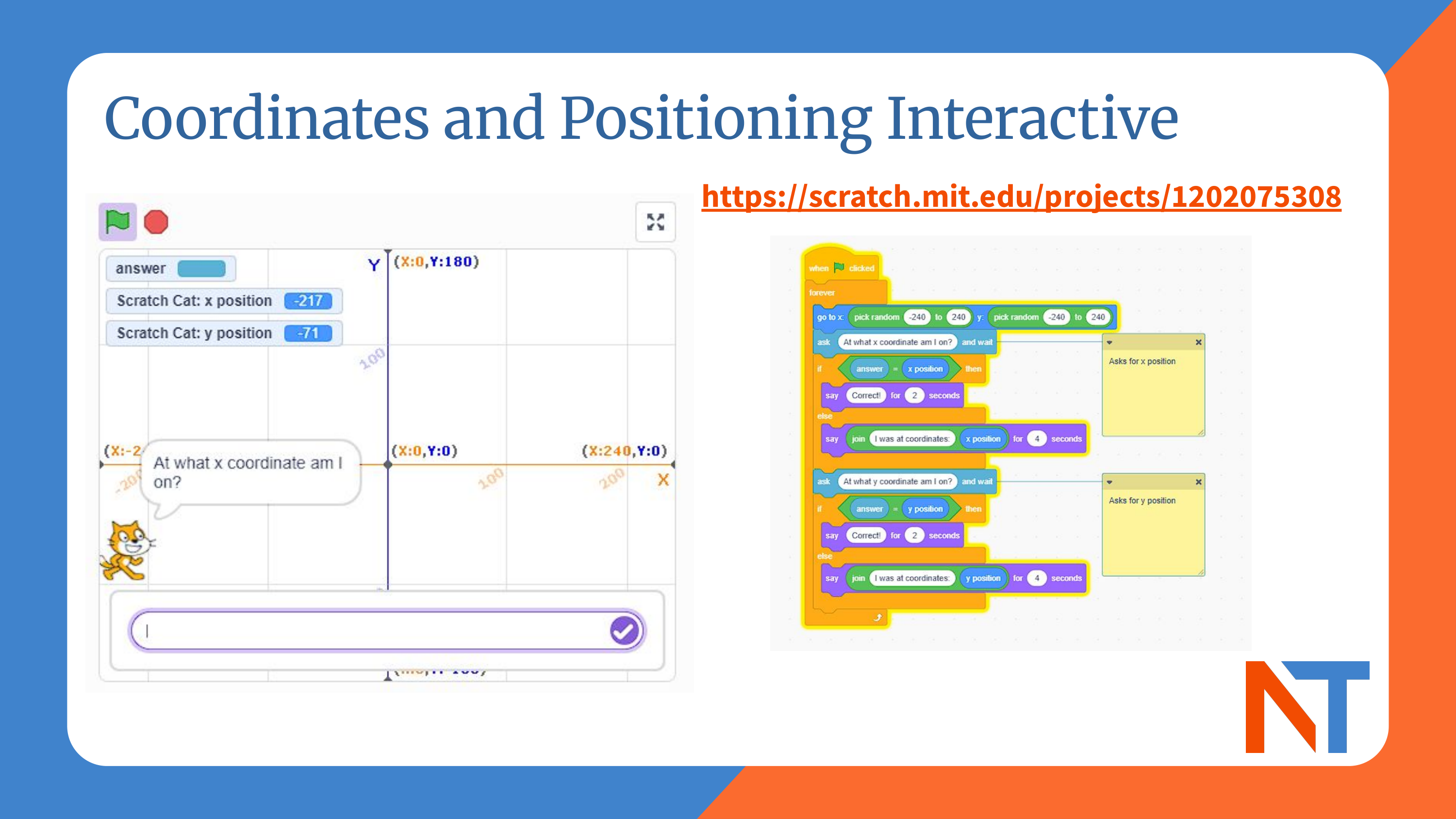 Intro to Programming with Scratch 3